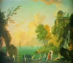 Baigneuses Sur Le Bord De La Mer