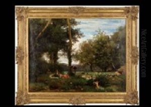 Landscape by Gaspard-Jean Lacroix