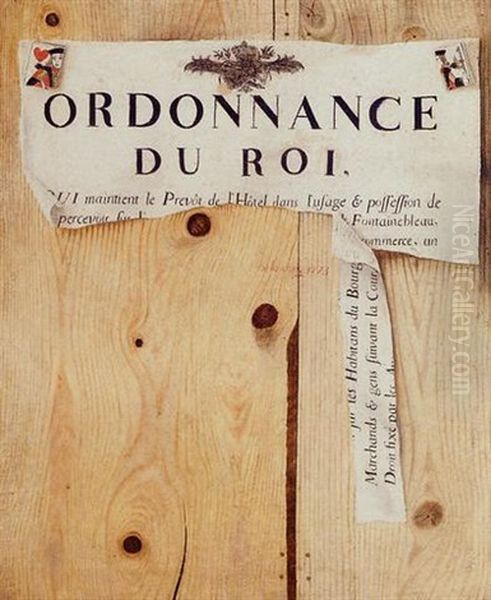 A Trompe L'oeil - Ordonnance Du Roi - view 1