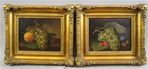 Pair Of Still Lifes With Fruits - view 1