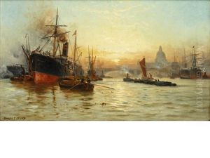 Pool Of London by Charles John de Lacy