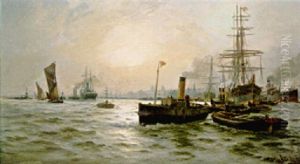 The Pool Of London by Charles John de Lacy