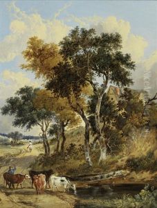 Droving Cattle, A Pair