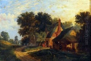 Country Landscape With Cottages