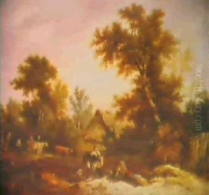 A Lane Near Norwich by John Berney Ladbrooke