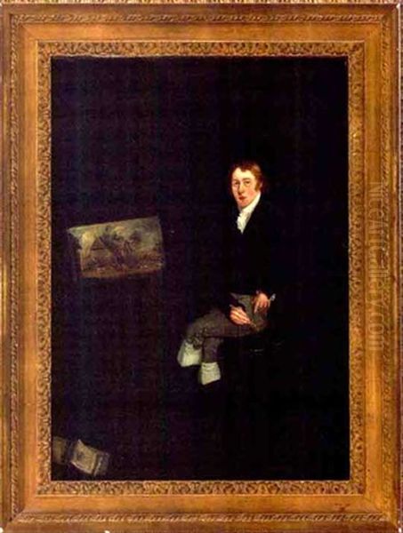 Portrait Od Robert Dixon, Landscape Painter In Norwich - view 1