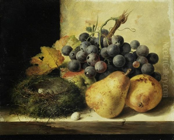Still Life With Pears And Grapes - view 1