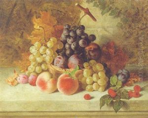 Fruit On A Ledge In A Landscape Fruit On A Ledge In A Landscape