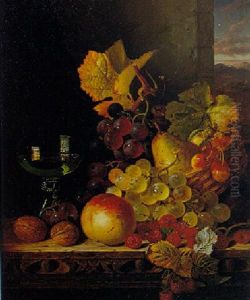 Still Life With Fruit And A Wine Glass