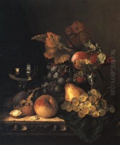 Fruit And Still Life by Edward Ladell