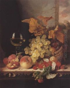 Still Life With Fruit And A Glass Of Wine Still Life With Fruit And A Glass Of Wine