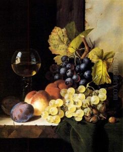 Fruit And Still Life Painted From Nature by Edward Ladell