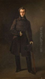 Bildnis Des Grafen Alexander N. Tolstoy by Adolphe Ignatievich Ladurner
