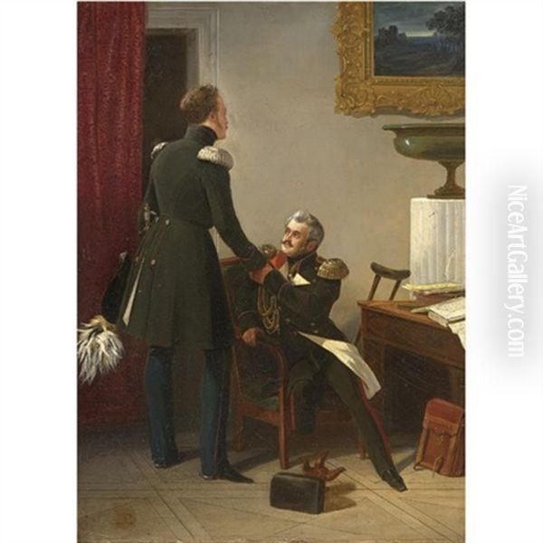 Nicolas I Visiting Adjutant General Sukhozanet - view 1