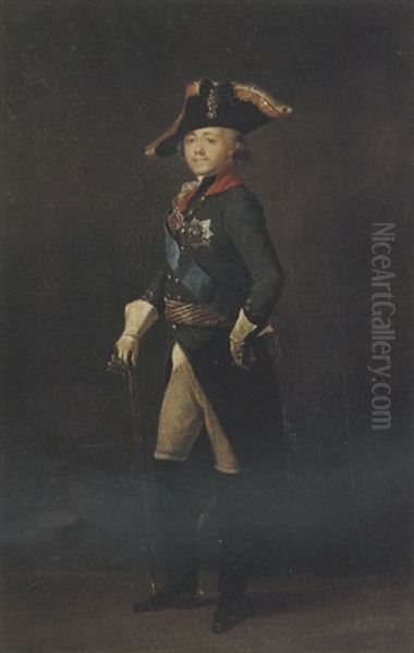 Full Length Portrait Of Emperor Pavel Petrovich - view 1