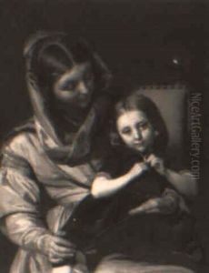 On Mother's Knee by Alexandre Laemlein