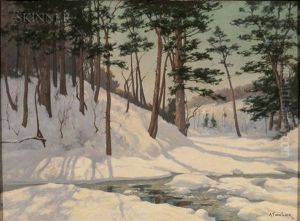 Cold And Frosty by Alexander Theobald Van Laer