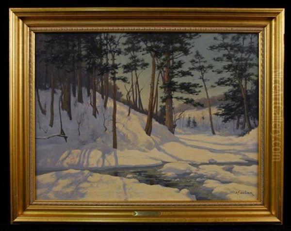 Cold And Frosty, Winter Stream - view 1