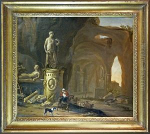 Architektur-capriccio by Pieter Jacobsz Van Laer