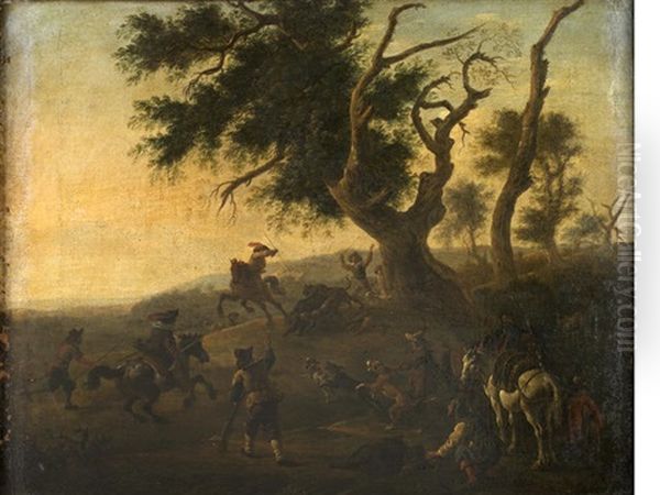 The Boar Hunt - view 1