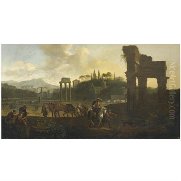 Rome, A View Of The Campo Vaccino - view 1