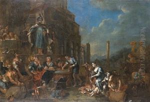 Audience By Caliph by Pieter Jacobsz Van Laer
