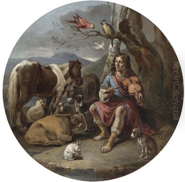 Orpheus Charming The Animals - view 1