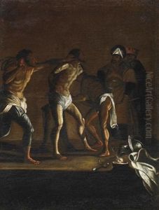 Geiselung Christi by Pieter Jacobsz Van Laer
