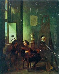 A Painter In His Studio