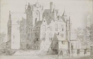 Vue Du Chateau Maurick A Vught Aux Pays-bas Vue Du Chateau Maurick A Vught Aux Pays-bas