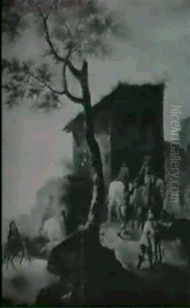 Horsemen At The Edge Of Town - view 1