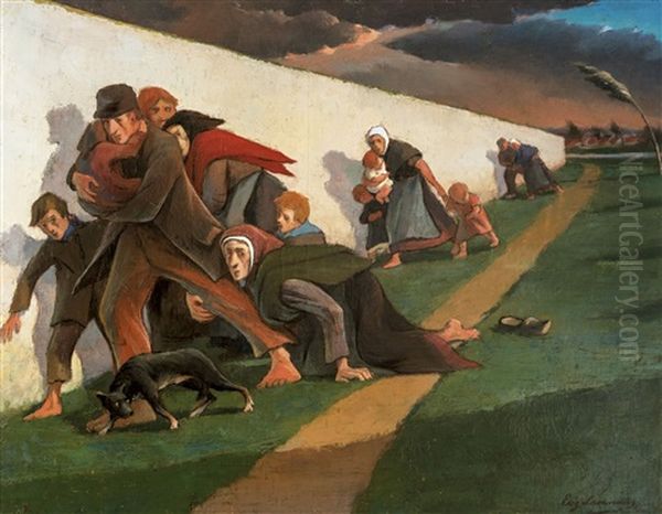 Fleeing From The Storm - view 1