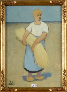 Petite Paysanne by Eugene Laermans