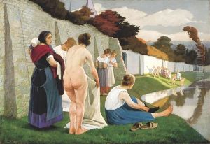 Le Bain by Eugene Laermans