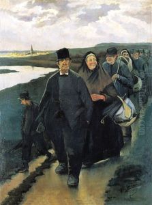Naar De Markt by Eugene Laermans