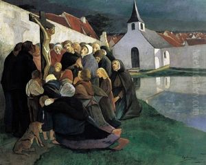 Les Derniers Croyants by Eugene Laermans