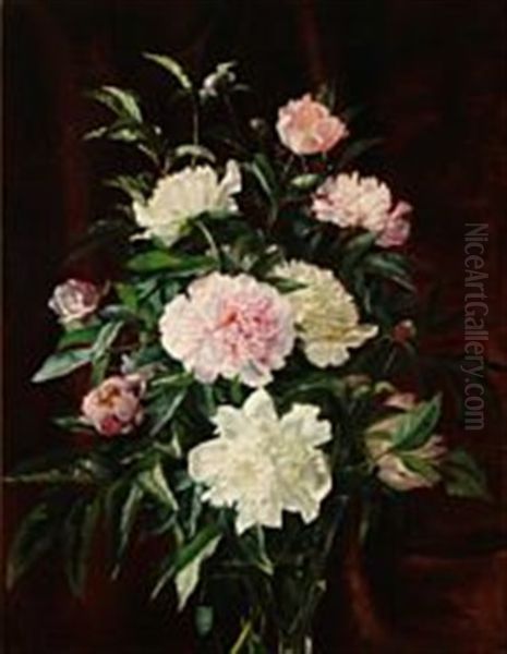 Still Life With Pink And White Peonies - view 1