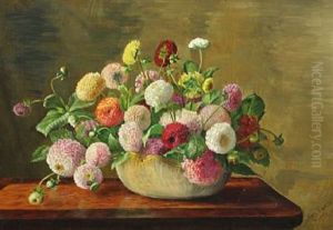 Still-life With Dahlias