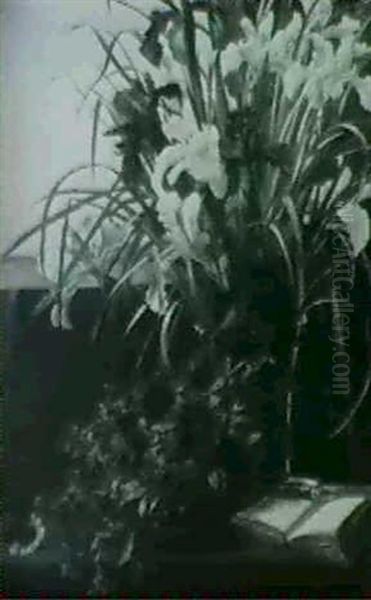 Iriss And Pansies - view 1