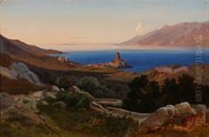 View Of Lake Garda At Malcesine