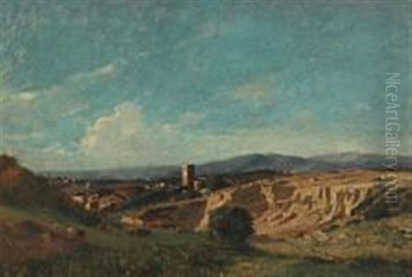 Italian Scenery With View Over A City - view 1