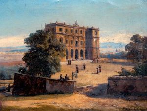 Romische Villa Mit Figurenstaffage
