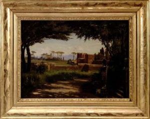Veduta Del Giardino Di Villa Medici