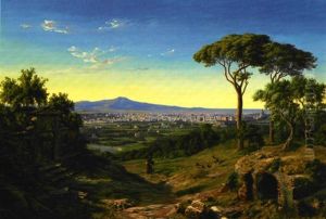 Rom, Seet Fra Opgangen Ad Monte Mario