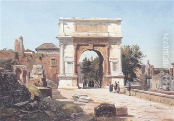 Ved Titusbuen I Roma - view 1