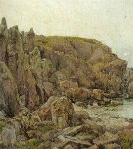 Klippeparti Antagelig Fra Bornholm