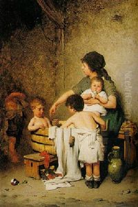 The Childrens' Bath by Gustav Laeverenz