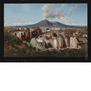 A Panorama Di Pompei Dal Foro Cavile