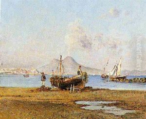 Veduta Di Mergellina by Giuseppe Laezza