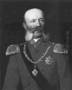 Portrait Des Charles Noel De Lesser, Franzosischer Botschafter In Osterreich by Ernst Lafite